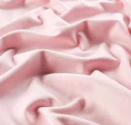 Flauš oboustranný pastel světle růžový