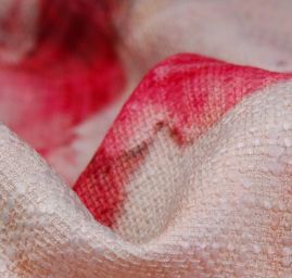 Látka originální tisk styl "Baroko" imitace buretu