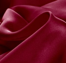 Satén pružný jemný vínové barvy