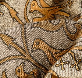 Replika historické látky Arras žlutý/zlatý