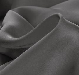 Satén hladký tmavě šedý