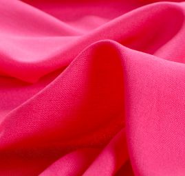 Len pružný viskoza směs sytě růžová