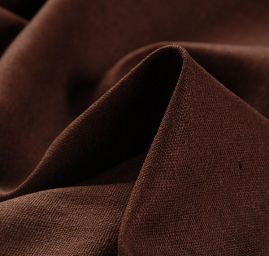 Len pružný viskoza směs tmavá hnědá