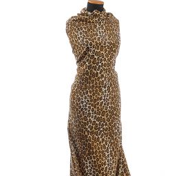 Látka pružný samet zvířecí motiv