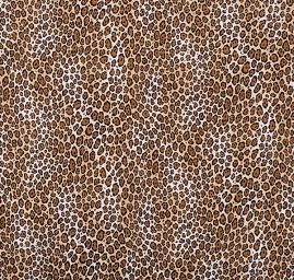 Látka pružný samet zvířecí motiv