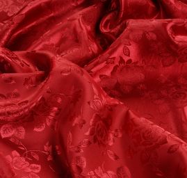 Brokát krojový nepružný bordó
