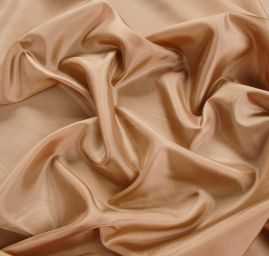 Podšívka acetátová jemná světle hnědá