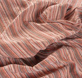 Kostýmová látka Art Fabrics hnědorezavý melír