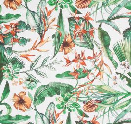 Žoržetová pletenina design MarLen tisk tropico