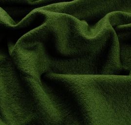 Vařená vlna tmavší zelená