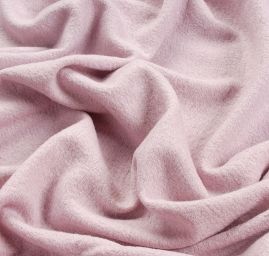 Vařená vlna pastel starorůžová