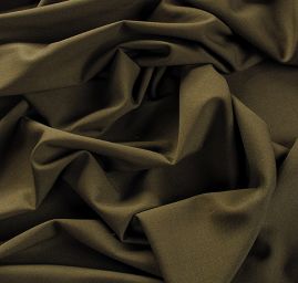 Látka vlna/viskoza směs kostýmovka khaki zelená