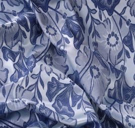 Žákárová látka vzor květy oboustranná