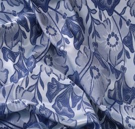 Žákárová látka vzor květy oboustranná