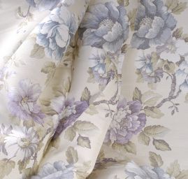 Dekorační látka se vzorm květů