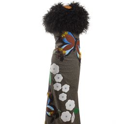 Kreativní textilní aplikace motýl