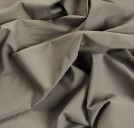 Pružná bavlněná látka zelenošedá