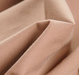 Bavlněná pružná látka hnědá