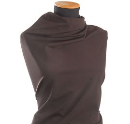 Kostýmová látka viskoza směs pružná tm.hnědá