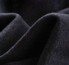 Úplet teplejší směs rayon s vlasem tm. modrá