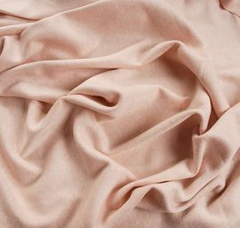 Úplet teplejší směs rayon s vlasem pastel sv.oranžová