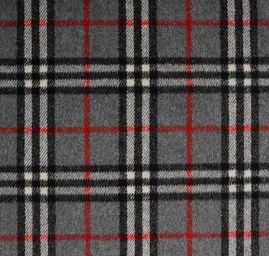 Kostýmová látka vlna směs s vlasem kostka černá