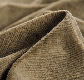 Pružný manšestr šedohnědý