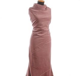 Pružný manšestr starorůžový