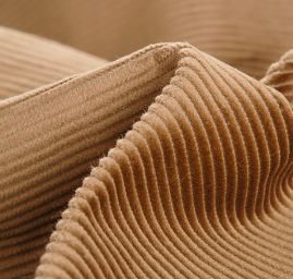 Pevný manšestr hnědý