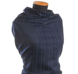 Pevný manšestr modrý široké/úzké pruhy