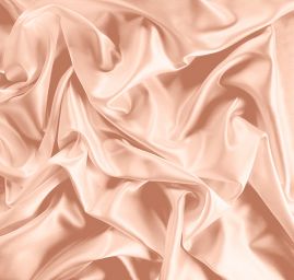 Satén pružný jemný pastel broskvový