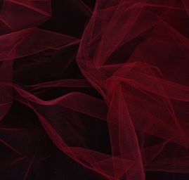 Tyl jemný vínový 280cm