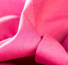 Riflovina pružná růžovo/bílý melír