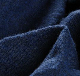 Kostýmová látka Art Fabrics mohér/vlna tm. modrá