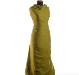 Kostýmová látka Art Fabrics mohér/vlna  sv.zelená