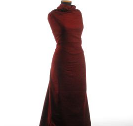 Kostýmová látka Art Fabrics vínová