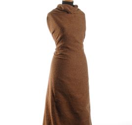 Kostýmová látka buklé Art Fabrics hnědá 