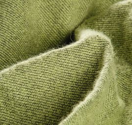 Kostýmová látka Art Fabrics mohér/vlna zelená