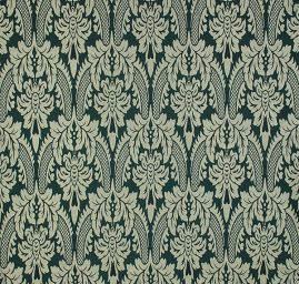 Replika historické tkaniny Rokoko pistáciovo-stříbrná