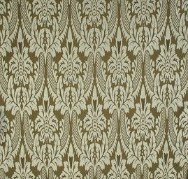 Replika historické tkaniny Rokoko khaki
