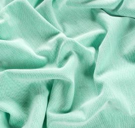 Retro úplet pleteniny tunel zelenobílý vzor