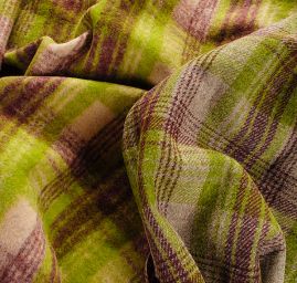 Vařená vlna kostky zelená