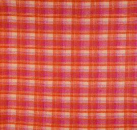Vařená vlna kostky oranžová růžová