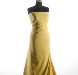 Kostýmová látka keprová vazba olivově zelená