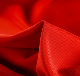 Kostýmová látka lesklá červená