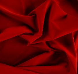 Kostýmová látka lesklá červená