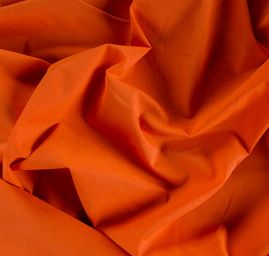 Kostýmová látka imitace buretu oranžová