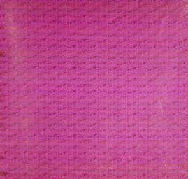 Brokát orientální jemný květinový vzor fuchsiový