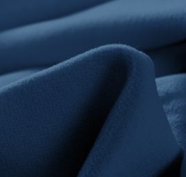 Flauš vlna směs tmavší modré barvy
