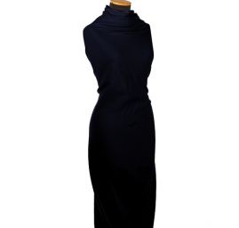 Flauš vlna,kašmír směs tmavě modré barvy